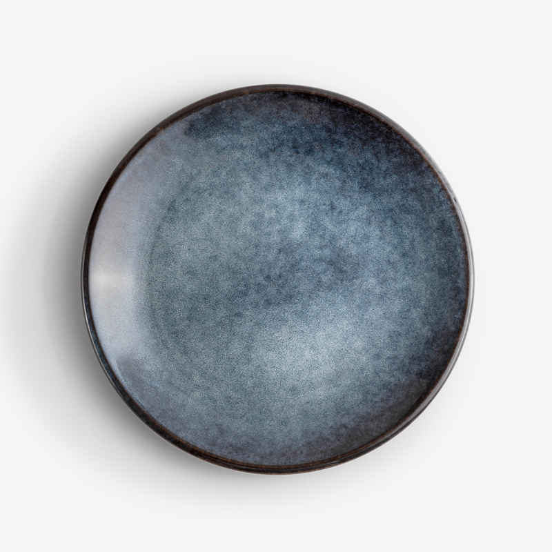 Ice Crack 23cm Ceramic Plate_1