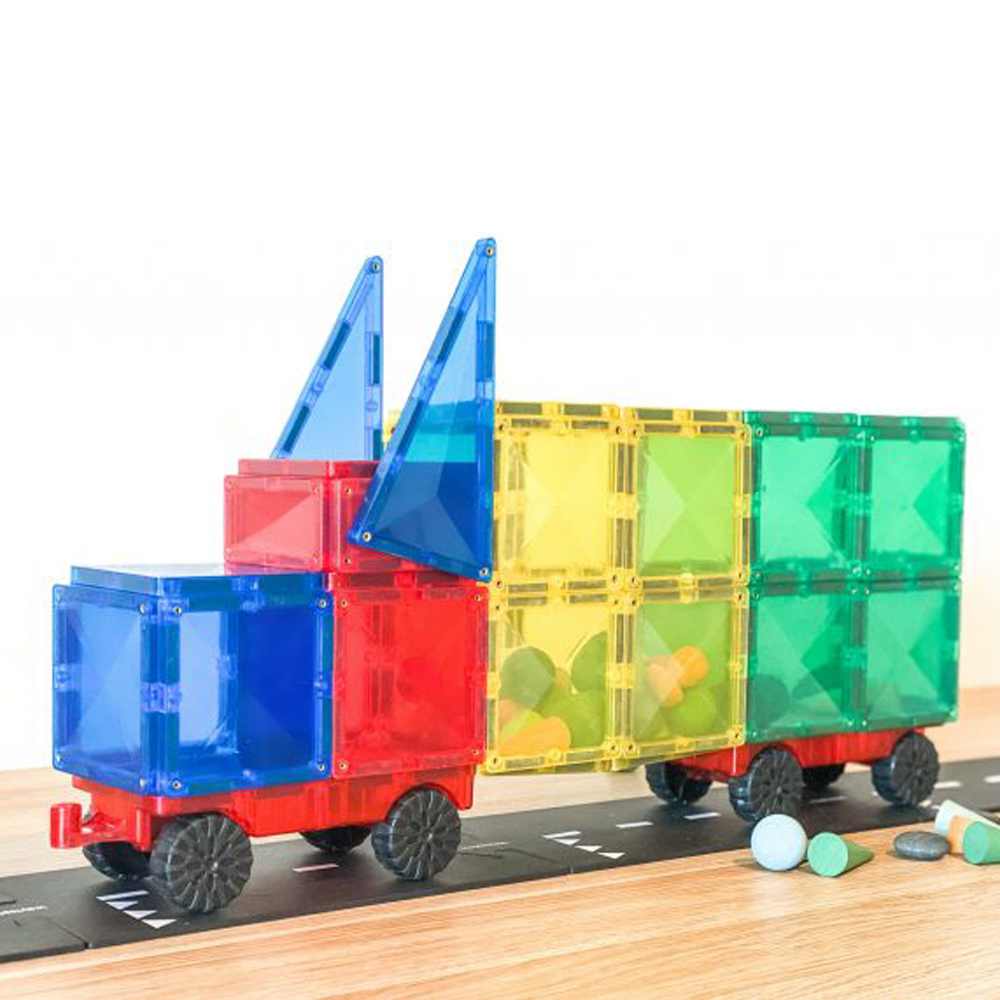 澳洲Connetix彩虹磁力積木-磁力車組(24pc)_7