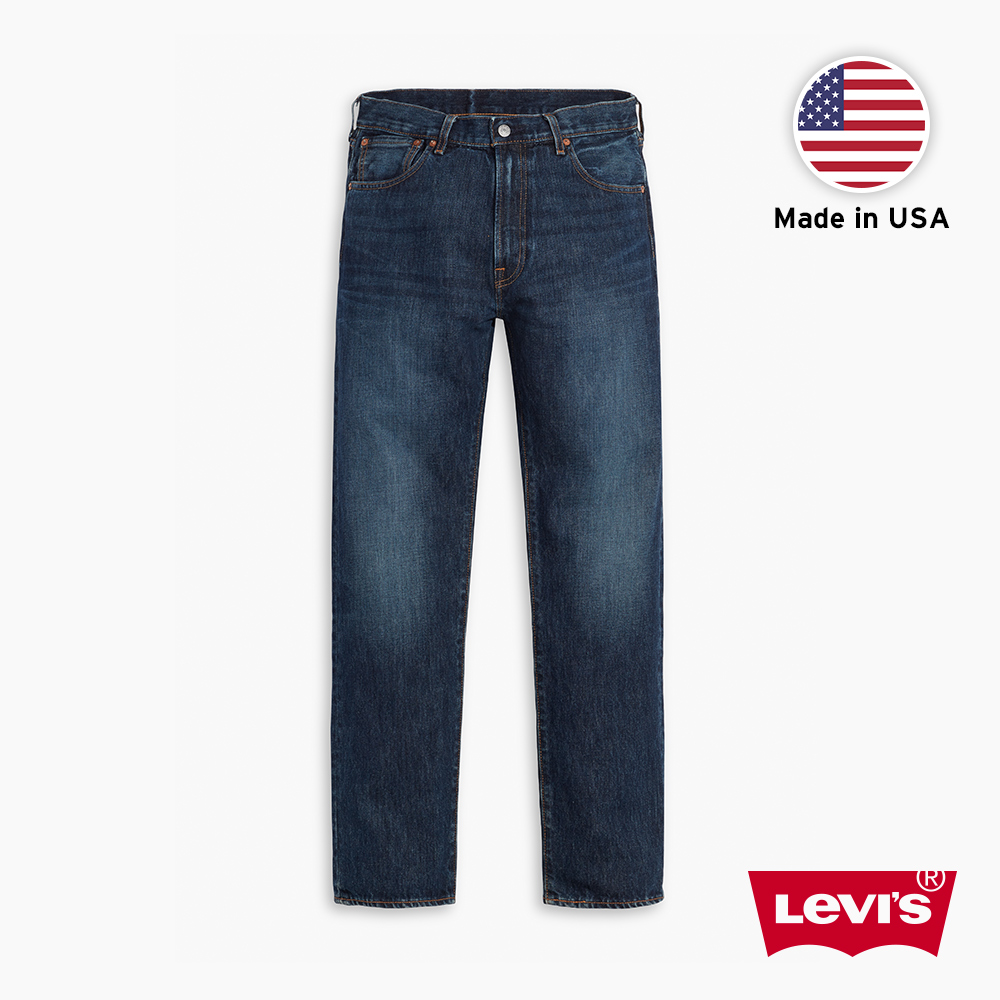 Levis LMC MIJ日本製男款551Z復古直筒牛仔褲/ 日本職人作舊補丁工藝/ 頂級靛藍赤耳-人氣新品- LEVI'S®官方旗艦店