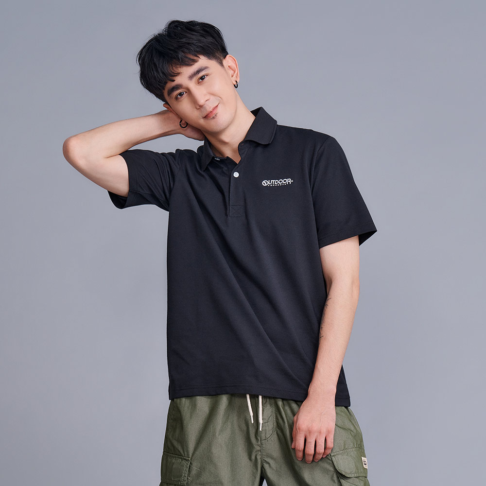 【OUTDOOR】Polo短衫-黑色 OD112206BK (ODCLO)_0