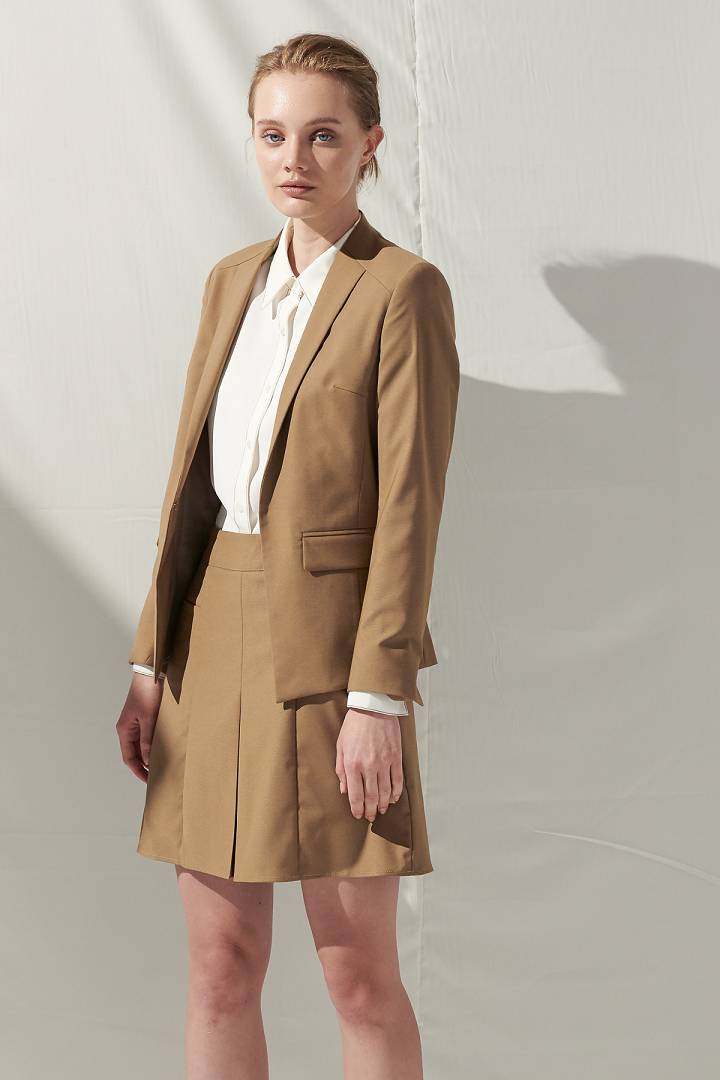 SST&C Women'S Wool Blend Designer Hook-Button Suit Jacket | 7162109007  (Outlet)_3