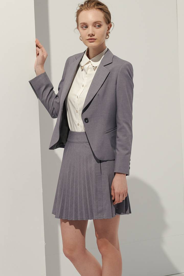 SST&C Women'S Design Pleated A-Line Skirt | 7462109002  (Outlet)_4