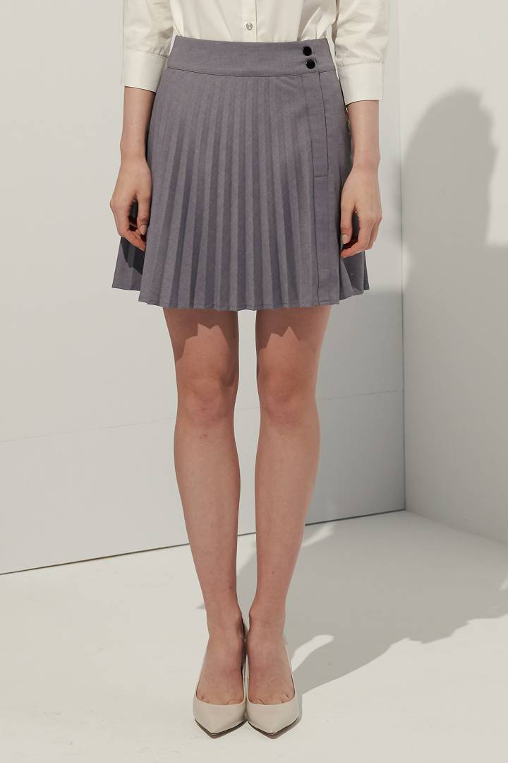 SST&C Women'S Design Pleated A-Line Skirt | 7462109002  (Outlet)_5