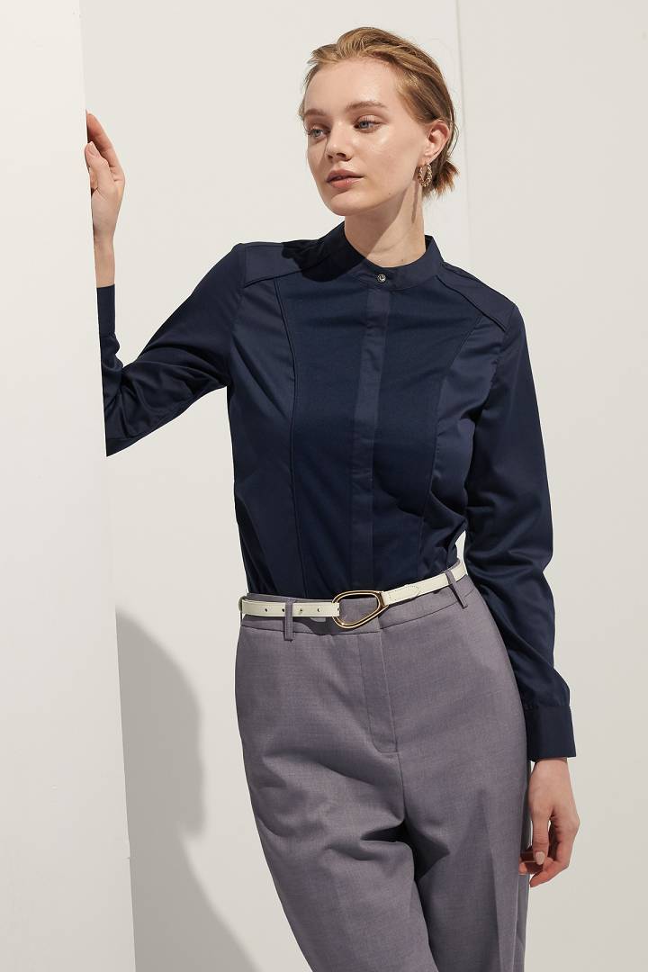 SST&C Women'S Wool Blend Classic Gray Suit Trousers | 7262109002  (Outlet)_3