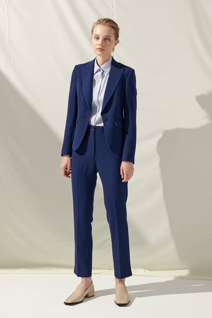 SST&C女裝 彈性合身商務藍西裝褲 | 7262109003 (outlet)_4