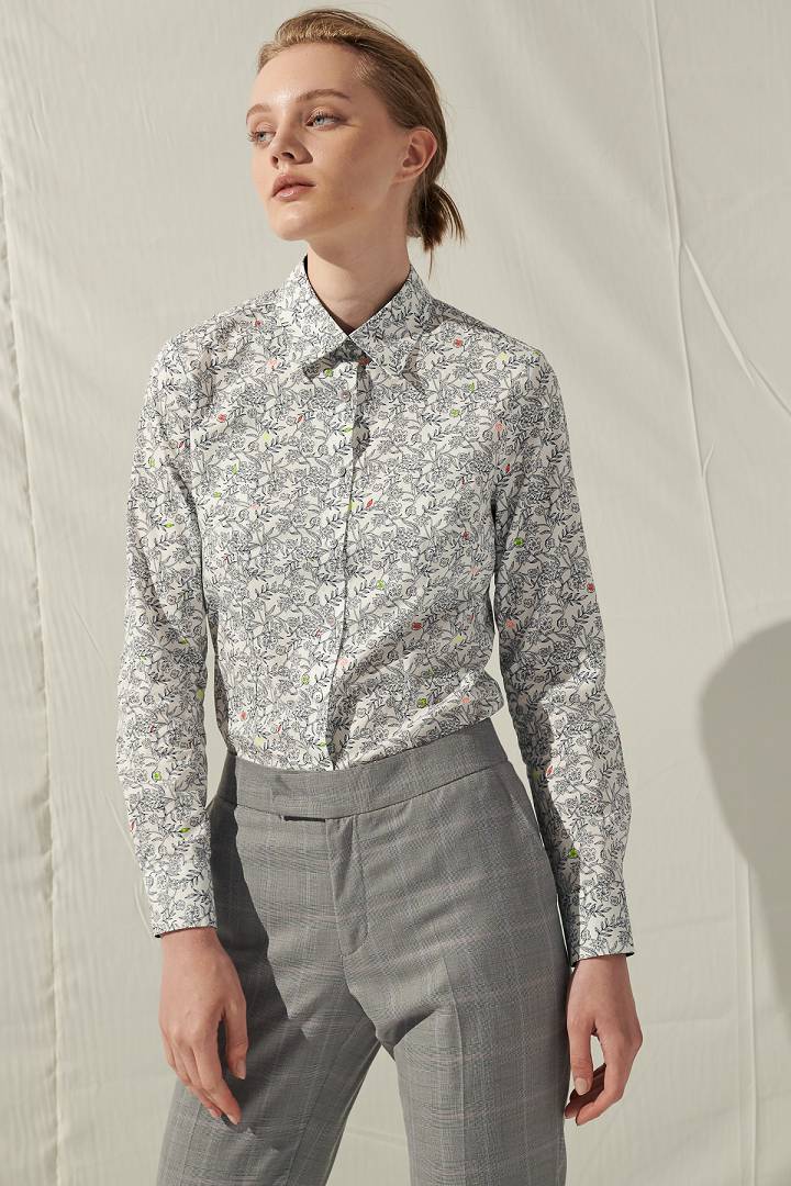 SST&C Women'S Wool Blend Vintage Gray Check Suit Trousers | 7262109005  (Outlet)_4