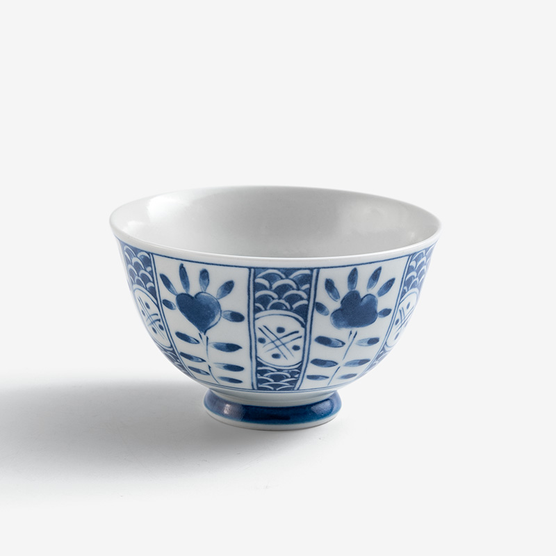 日式 手繪青瓷 12cm 陶瓷碗｜藤花 ｜單品_0