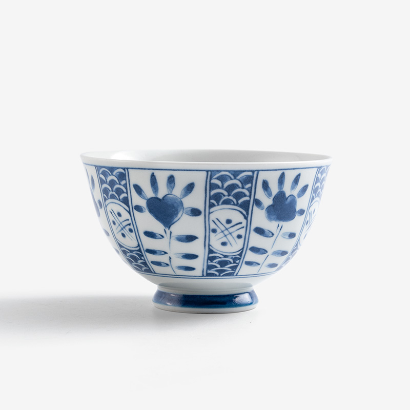 日式 手繪青瓷 12cm 陶瓷碗｜藤花 ｜單品_1
