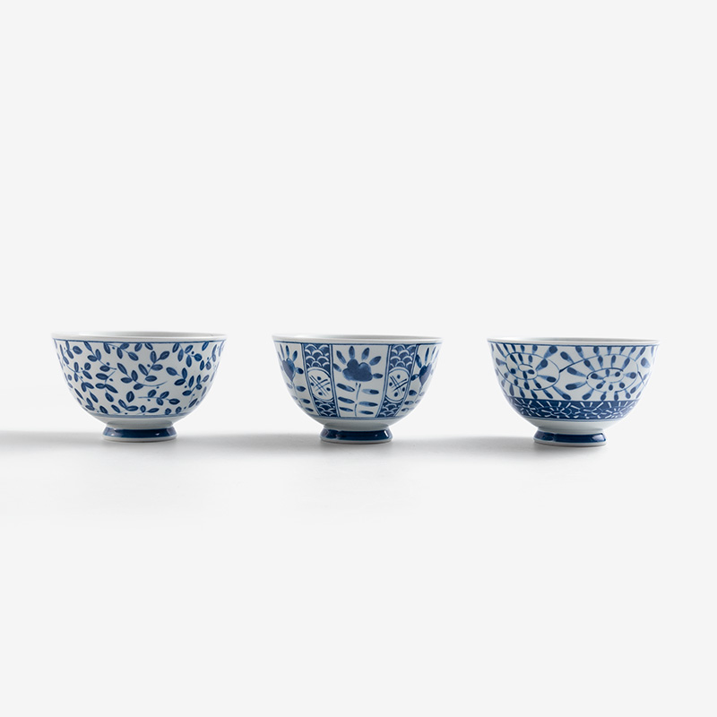 日式 手繪青瓷 12cm 陶瓷碗｜藤花 ｜單品_2