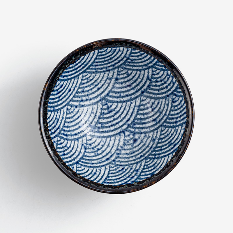 Ice Crack 23cm Ceramic Plate_1