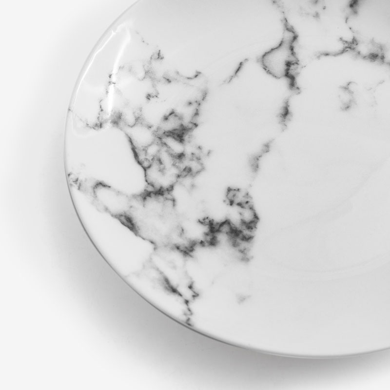 WAGA Earth Whisper White Jade Plate 20cm_1