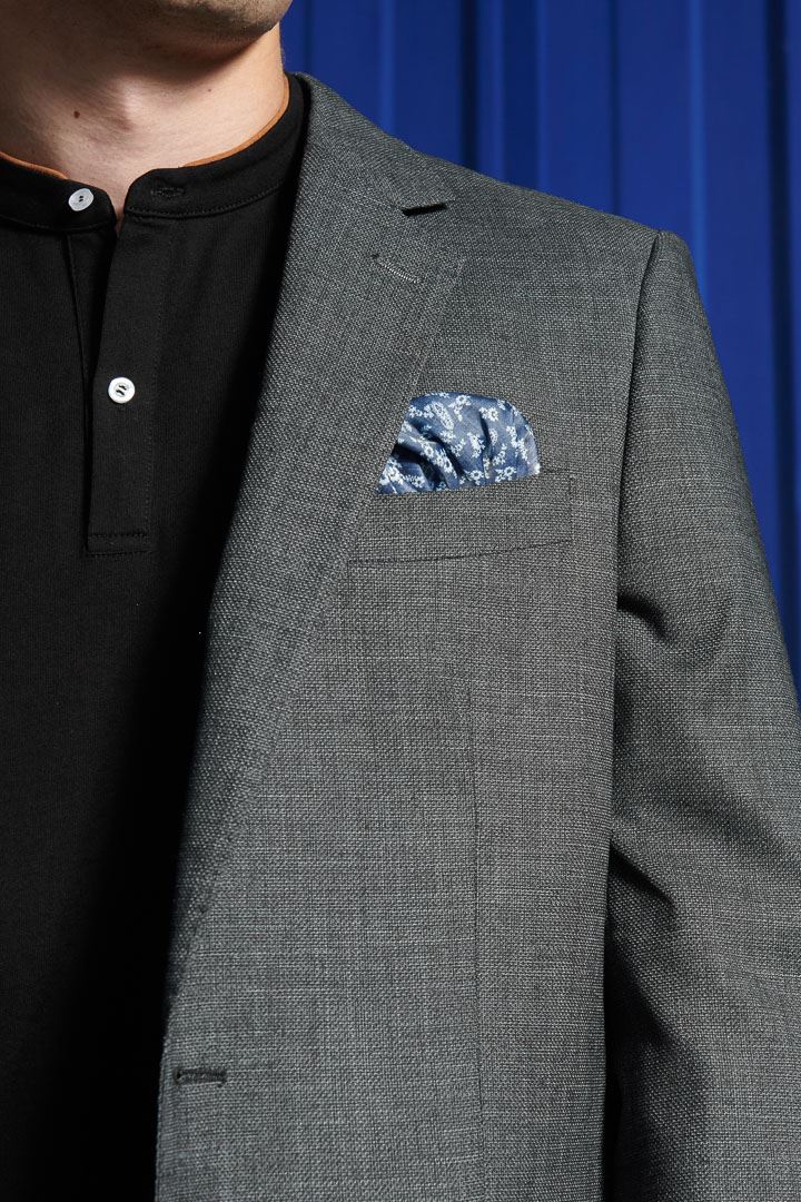 SST&C Gray Classic Suit Jacket | 0112110008  (Outlet)_7
