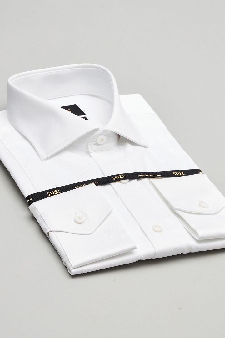 SST&C #Milan Series  White Patchwork Shirt | 0312110006  (Outlet)_6