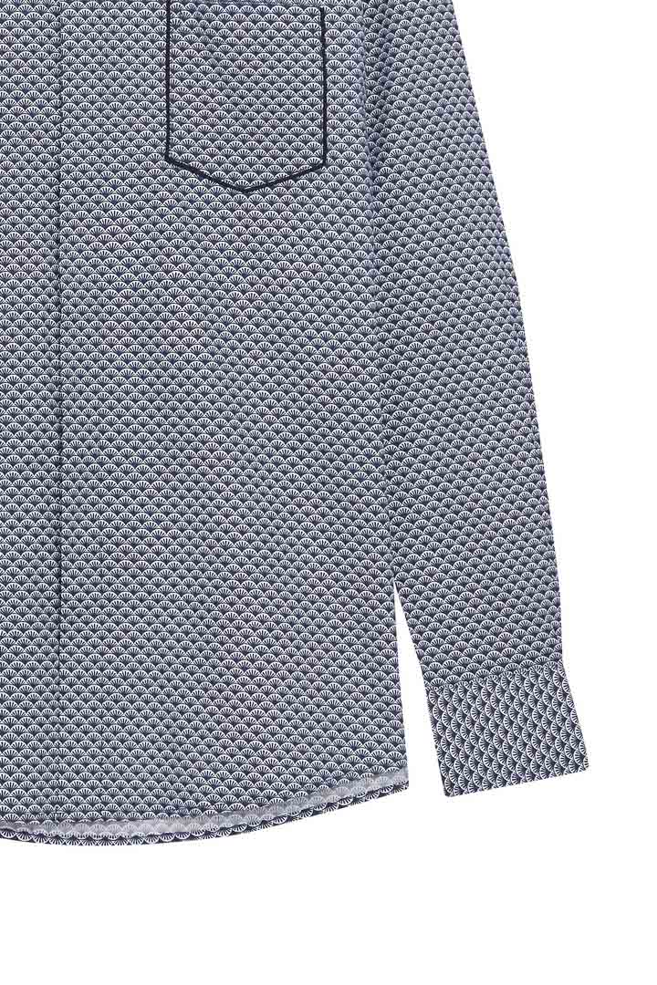 SST&C #Elastic Fit  Scalloped Print Shirt | 0312110017  (Outlet)_8