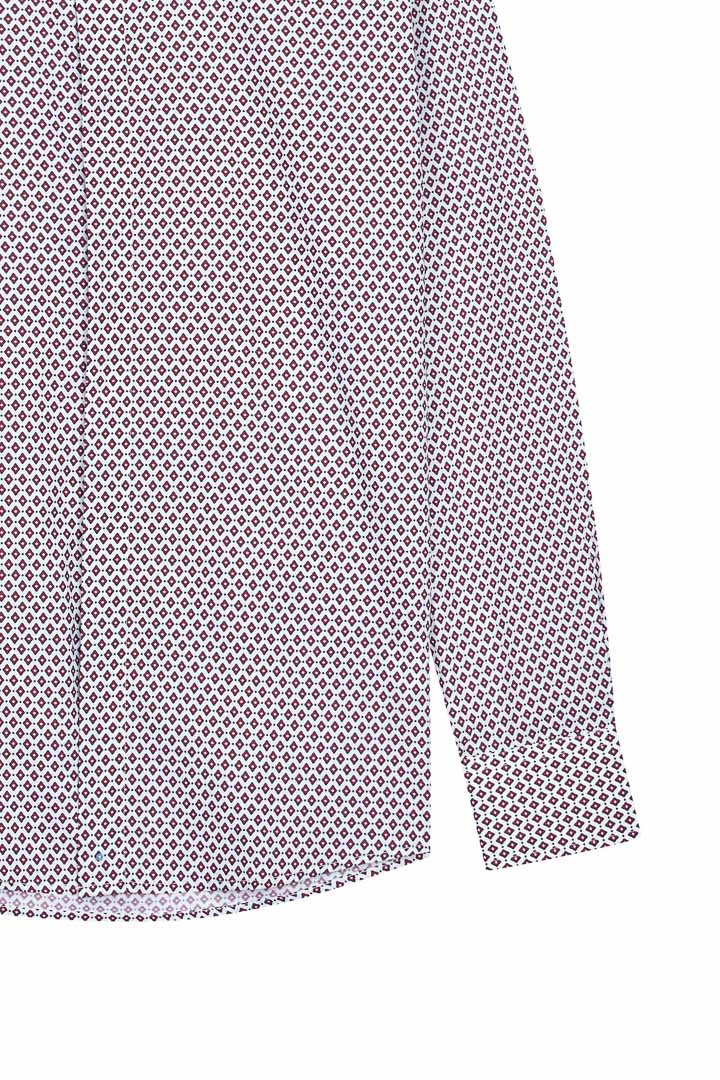 SST&C #Comfortable Cotton  Red Diamond Print Shirt | 0312110018  (Outlet)_8