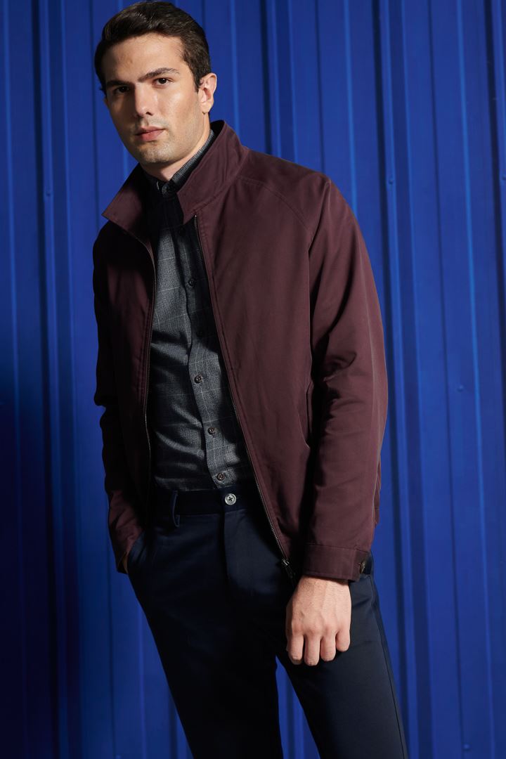 SST&C #Official Website Exclusive  Burgundy Bomber Jacket | 0612110004  (Outlet)_0