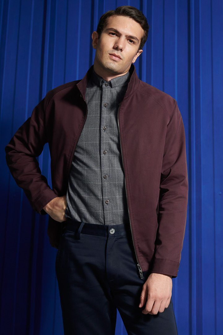 SST&C #Official Website Exclusive  Burgundy Bomber Jacket | 0612110004  (Outlet)_2