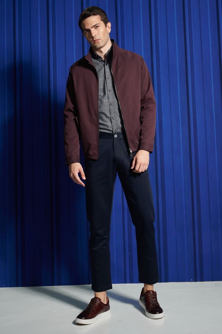 SST&C #Official Website Exclusive  Burgundy Bomber Jacket | 0612110004  (Outlet)_3