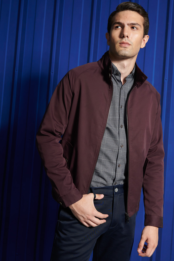 SST&C #Official Website Exclusive  Burgundy Bomber Jacket | 0612110004  (Outlet)_4