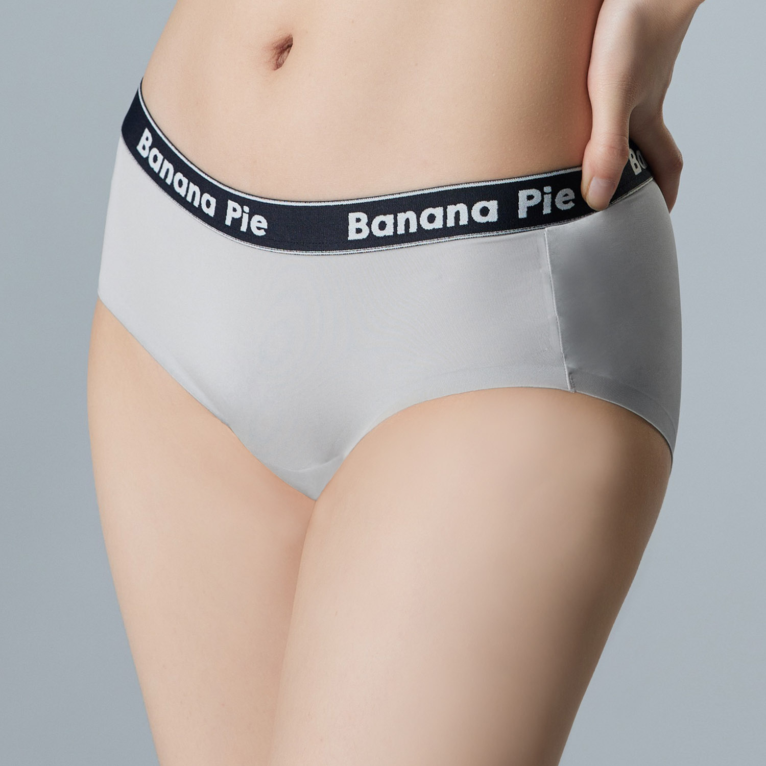[Banana Pie] IN ZERO無重力低腰平口內褲-工業灰_3