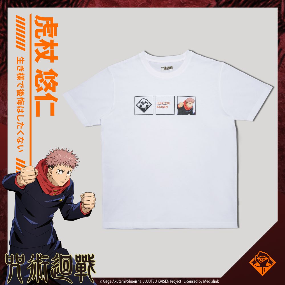 【咒術迴戰】虎杖悠仁T-SHIRT(S/M/L/XL尺碼) JK21A2-72WH