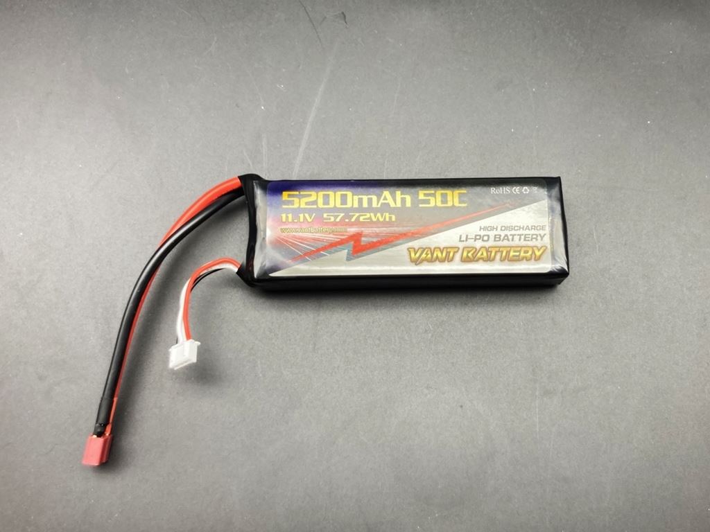 SJ70518  VANT 11.1V 50C 5200mAh 鋰聚電池 (軟殼)_0