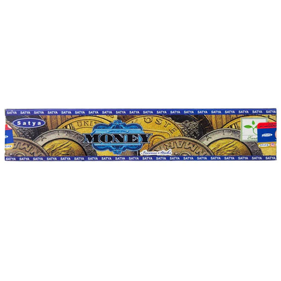 【全球最暢銷的線香】SATYA SAI BABA 賽巴巴 MONEY 財富 清新皂香 印度 線香 (15g)_1