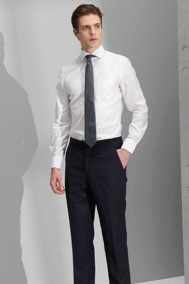 SST&C #米蘭系列 藏青修身西裝褲 | 0212110002 (outlet)_2