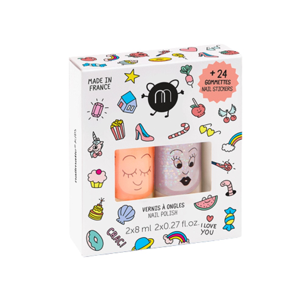 nailmatic Kids CRAC組水漾亮彩指甲油(附指甲貼)_0