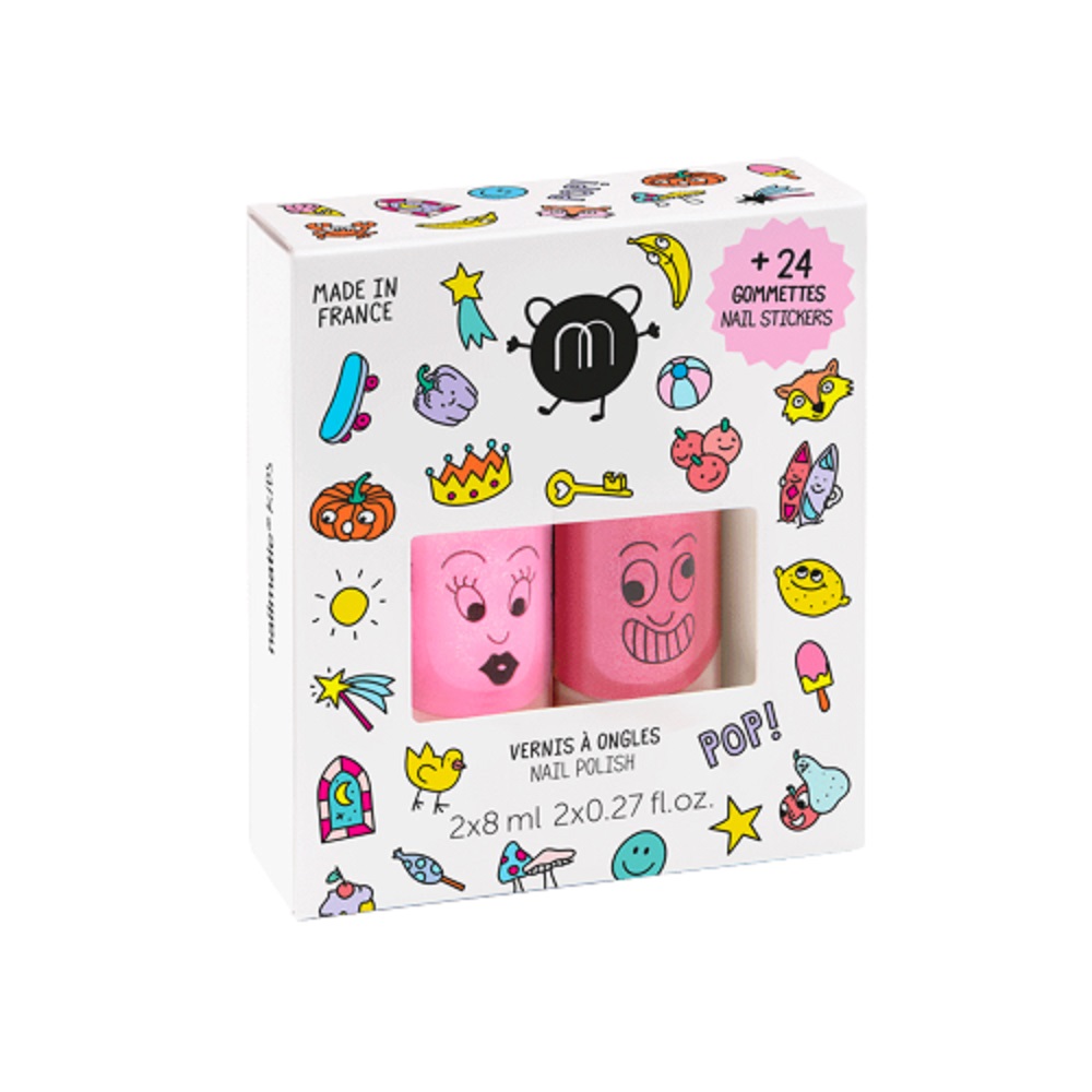 nailmatic Kids POP組水漾亮彩指甲油(附指甲貼)_0