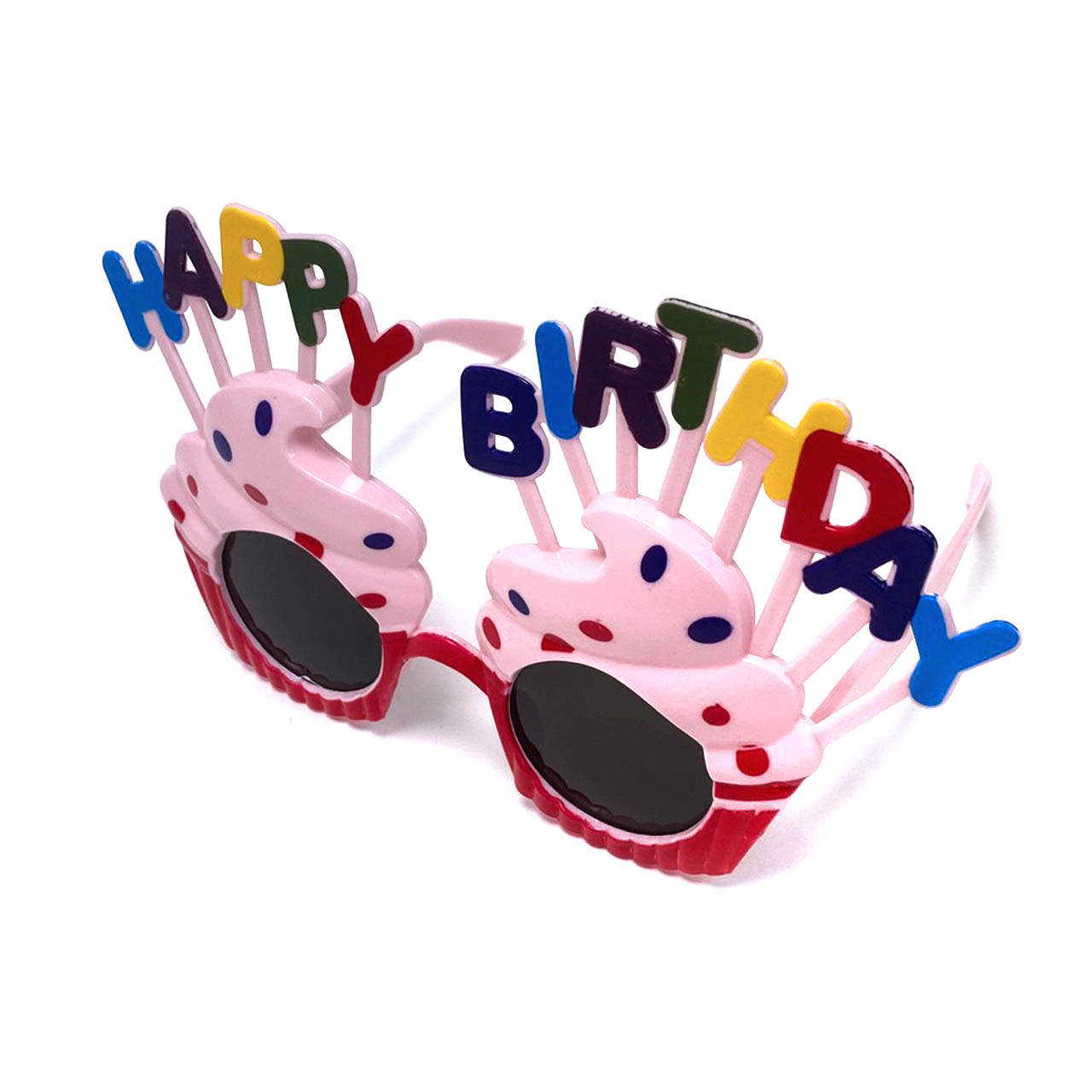 珠友 派對佈置系列 生日蛋糕造型眼鏡-(白/紅/粉紅)_6