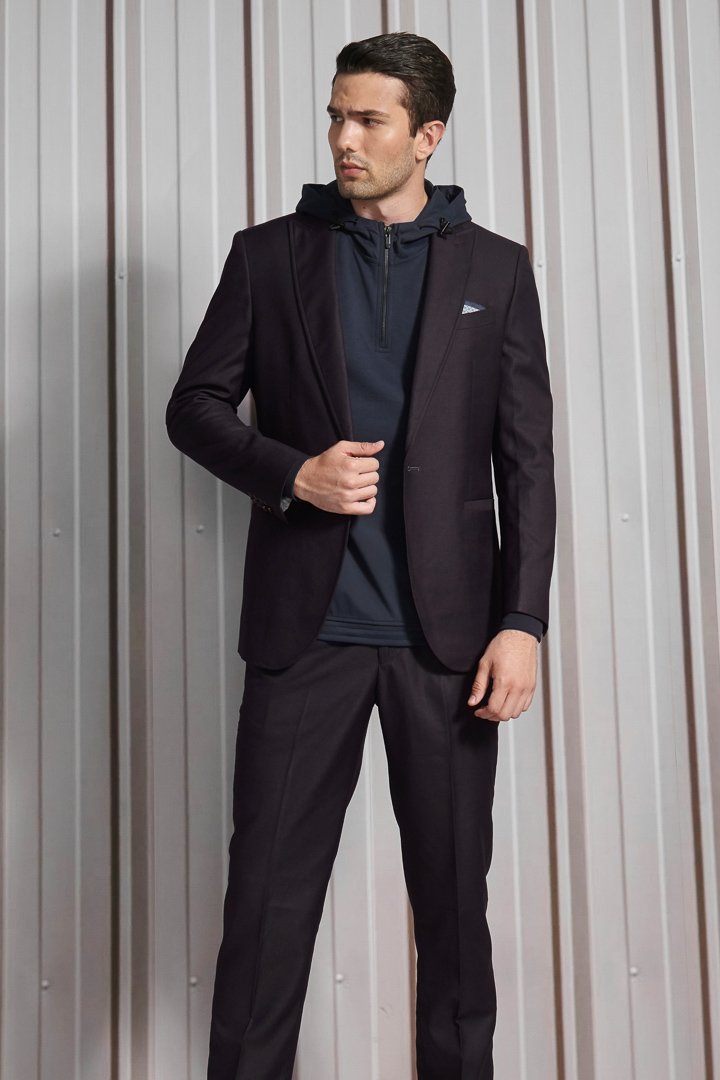 SST&C #網路獨賣款 紫色修身晚宴服西裝褲 | 0212111005 (outlet)_3