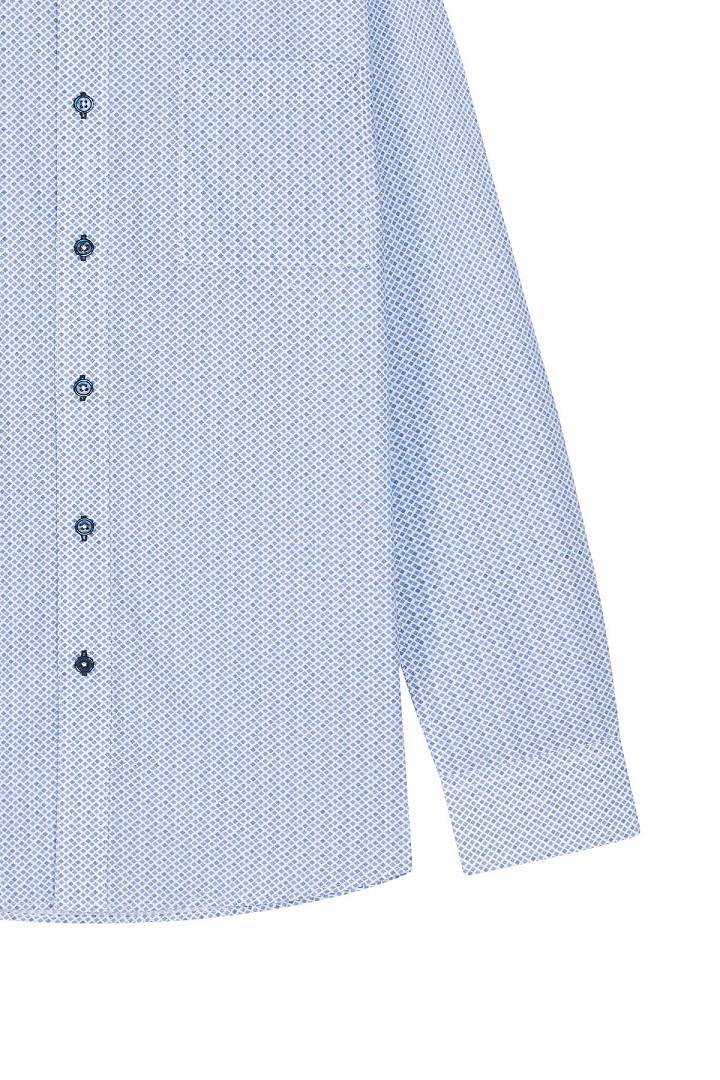 SST&C #Comfortable Cotton  Blue Diamond Printed Shirt | 0312111002  (Outlet)_8