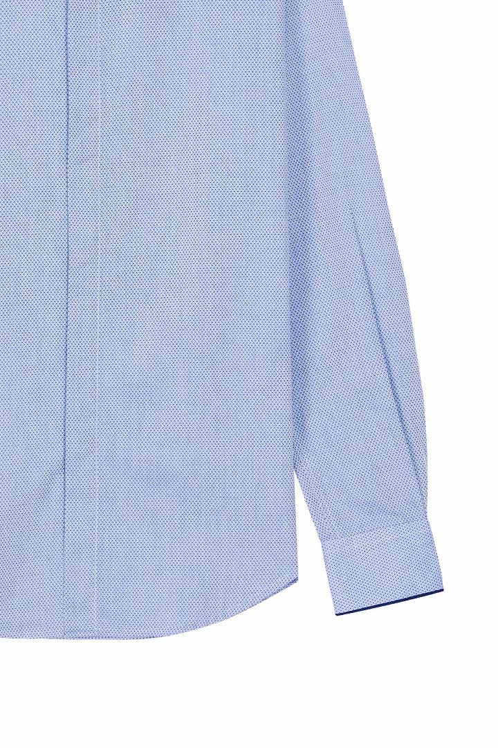 SST&C #EASY CARE 藍色紋理襯衫 | 0312111010 (outlet)_8