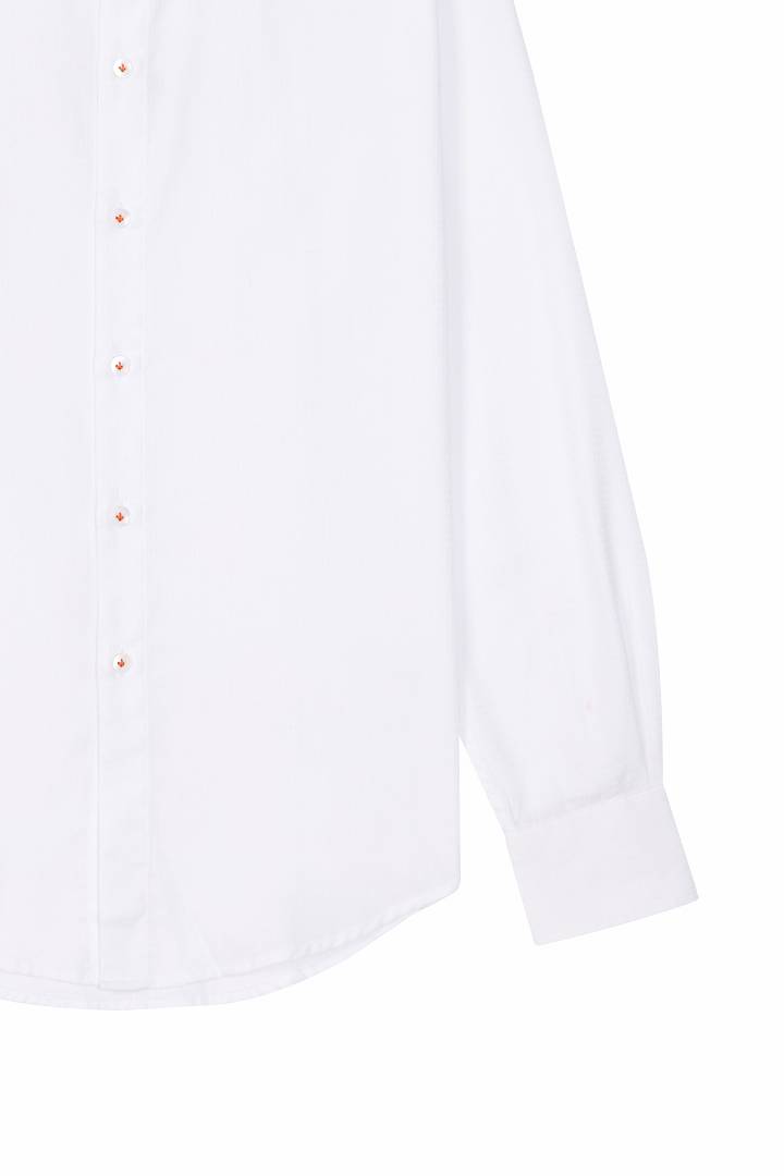 SST&C #EASY CARE 八字領白色紋理襯衫 | 0312111012 (outlet)_2
