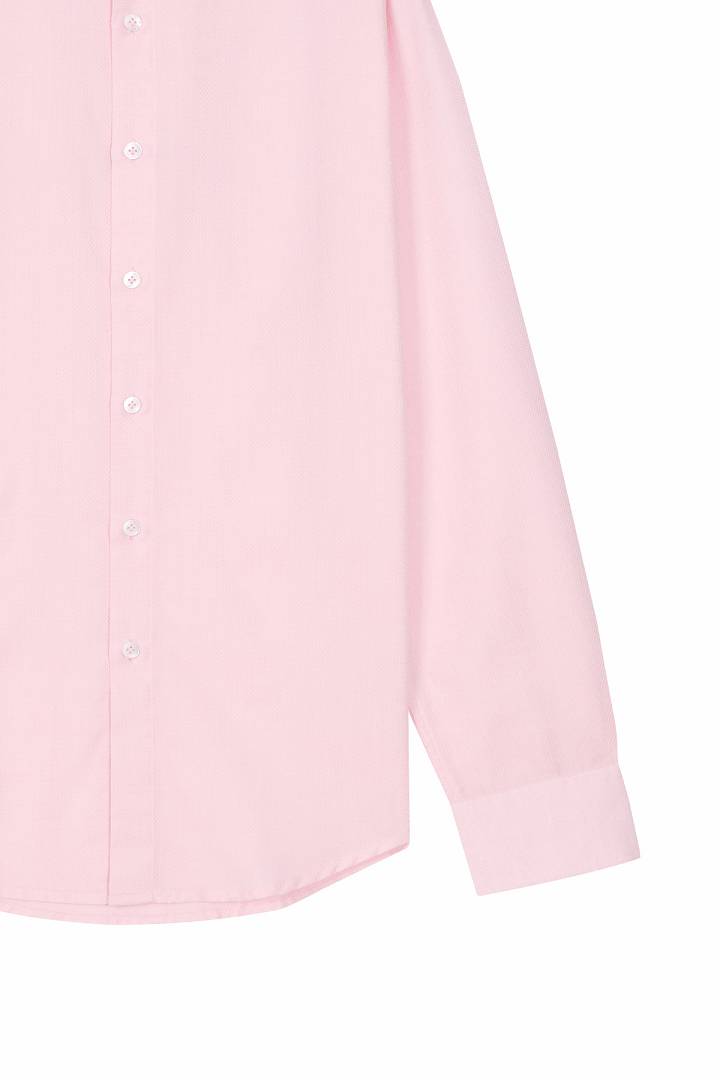 SST&C #Online Exclusive  #Easycare  Pink Textured Shirt | 0312111013  (Outlet)_8