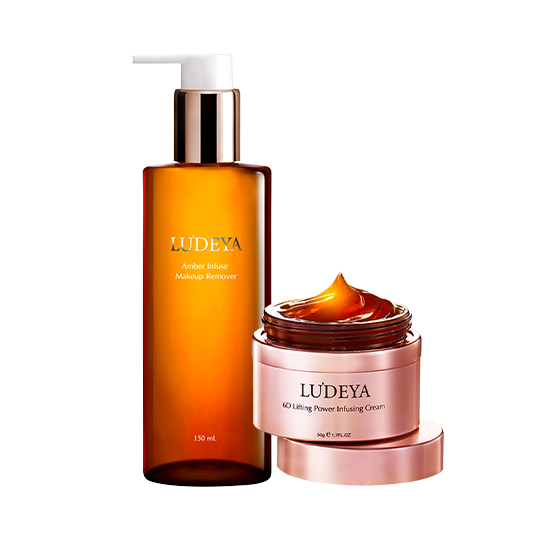 (NEW琥珀洗卸精華)【LUDEYA】琥珀基礎入門組 (琥珀洗卸精華+琥珀霜)(11點熱炒店 推薦)_1