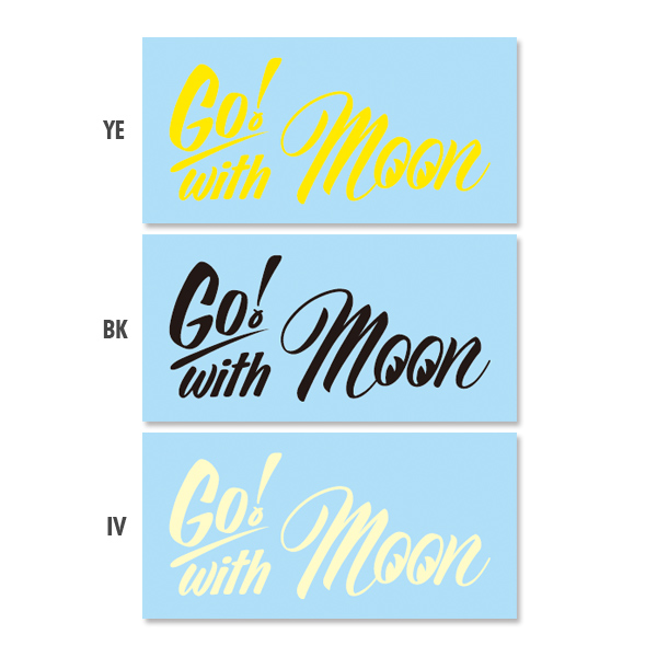 MOONEYES DM209 Go with MOON 貼紙 / 車貼 / 安全帽貼 (三色)_0