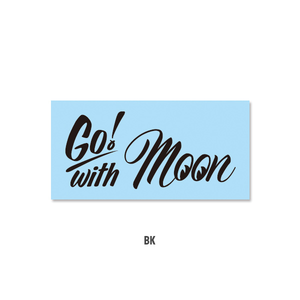 MOONEYES DM209 Go with MOON 貼紙 / 車貼 / 安全帽貼 (三色)_2