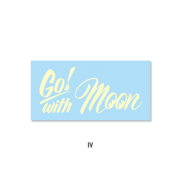 MOONEYES DM209 Go with MOON 貼紙 / 車貼 / 安全帽貼 (三色)_4