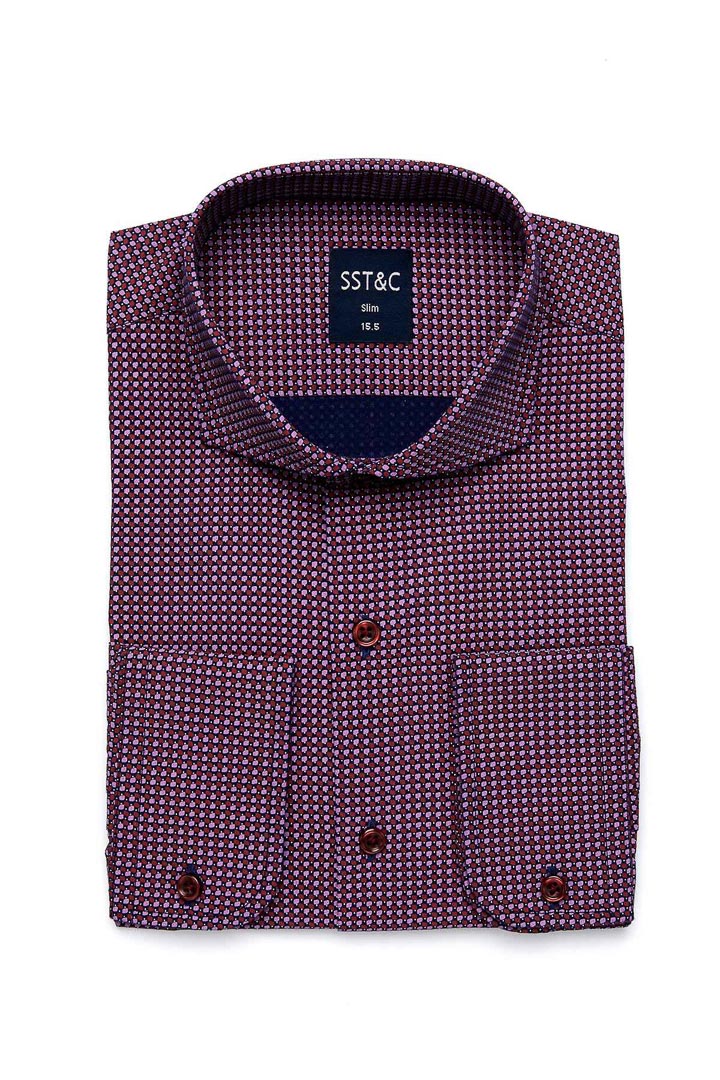SST&C Geometric Print Shirt | 0311909020  (Outlet)_0