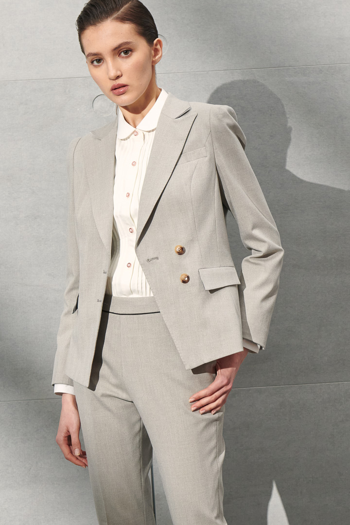 SST&C Women'S Wool Blend Slim Fit Suit Trousers | 7262111003  (Outlet)_2