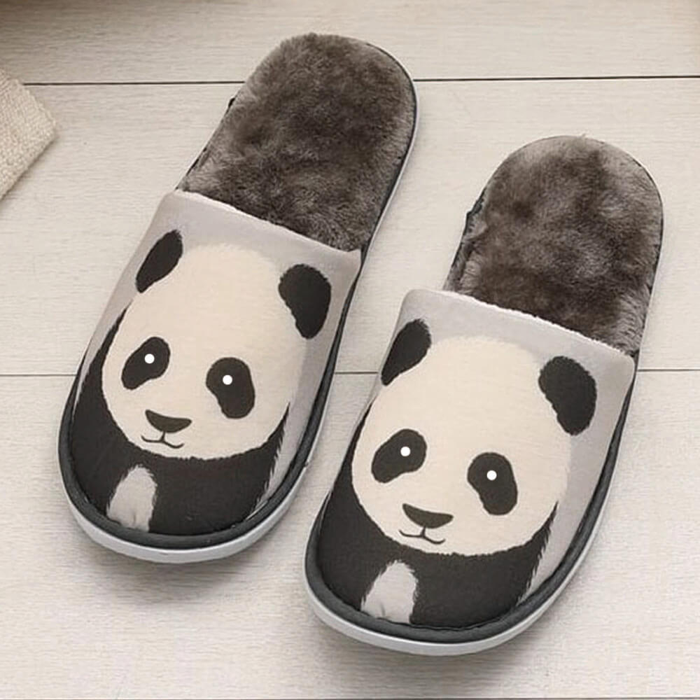 萌萌動物★輕時尚包頭布拖鞋-法鬥灰_2