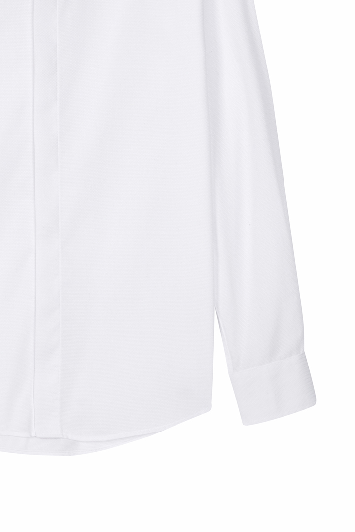 SST&C #Easycare  White Textured Shirt | 0312112008  (Outlet)_8