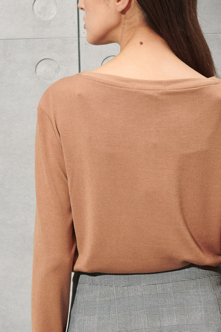 SST&C Women'S Simple Solid Color Khaki Sweater | 8662111001  (Outlet)_6