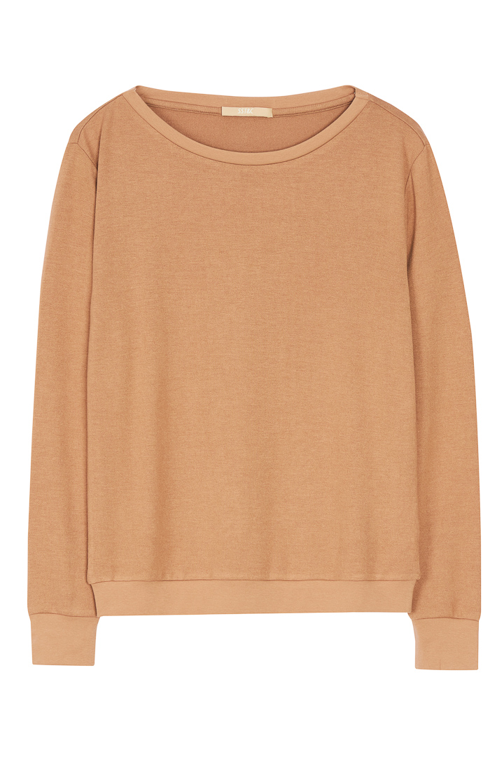 SST&C Women'S Simple Solid Color Khaki Sweater | 8662111001  (Outlet)_7