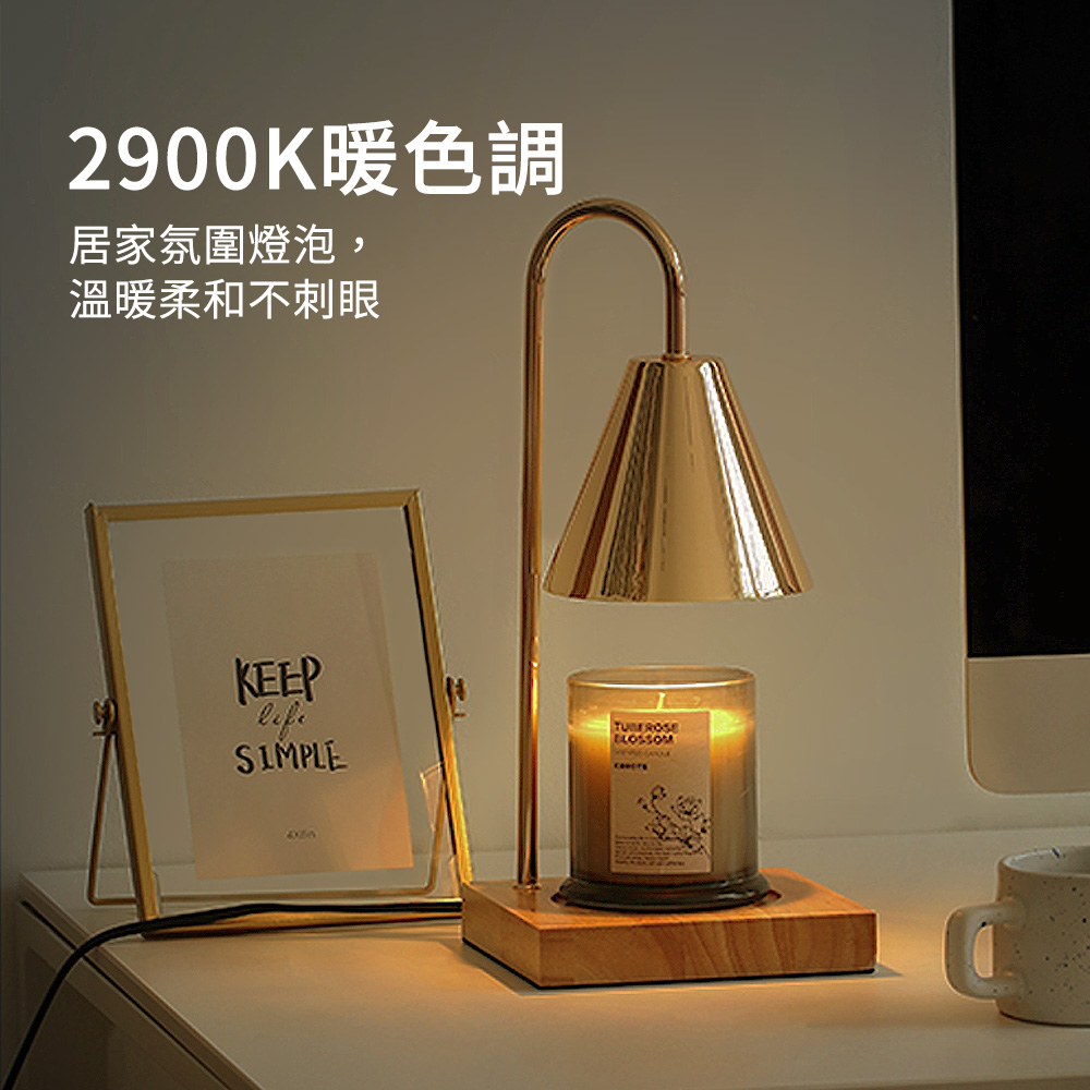 融蠟燈專用 GU10鹵素燈泡 暖色調 50W｜柔和色調、超長壽命_2