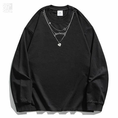 嘻哈街頭風暗黑鍊條大學TEE_0