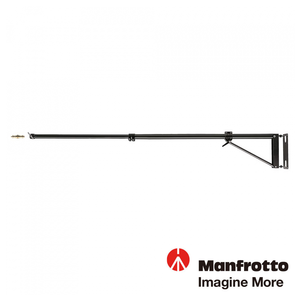 【Manfrotto】曼富圖 098B 壁掛式燈光延伸架(黑)_0
