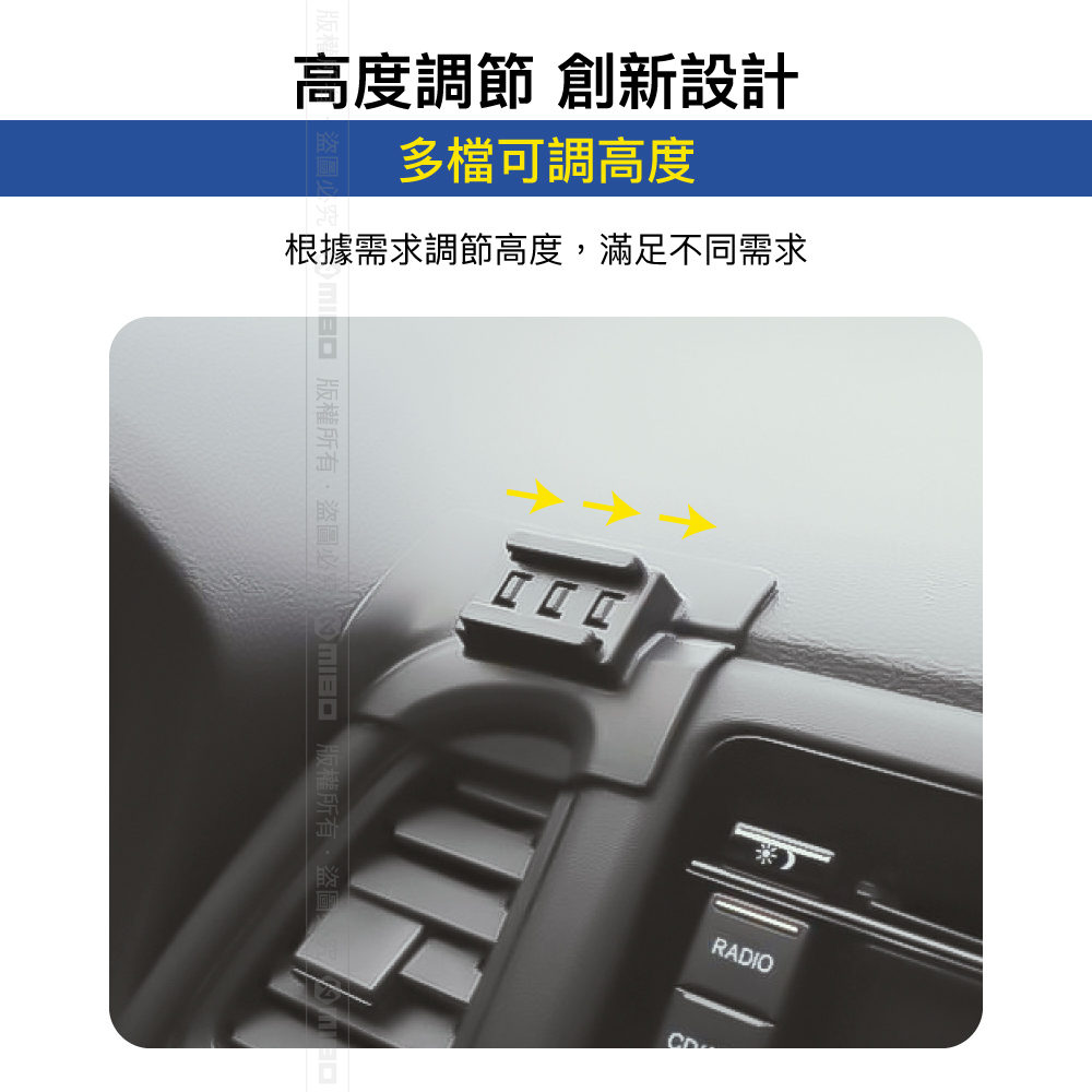 HONDA 本田 HRV 2015~2021年 米其林 Qi 智能充電紅外線自動開合手機架【專用支架+QC快速車充】 ML99_4
